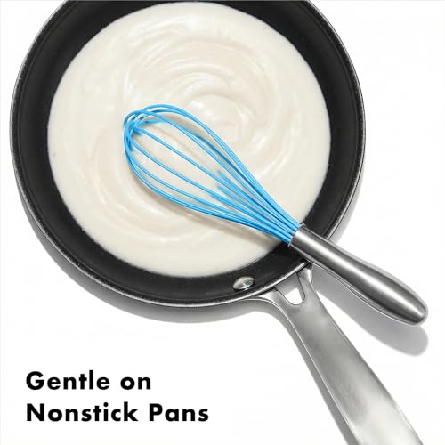 10 Inch Blue Silicone Whisk