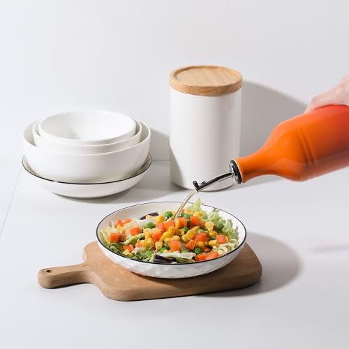 Sweejar Large Ceramic Olive Oil Dispenser Bottle