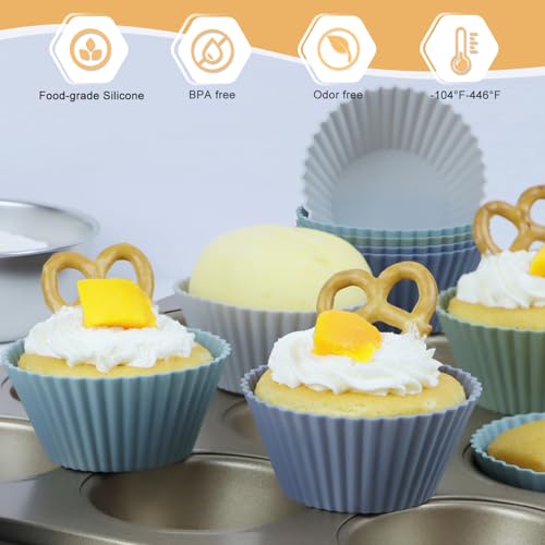24Pack Silicone Muffin Cups (24 Count)