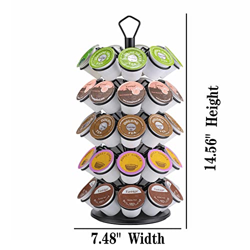 K Cup Storage Coffee Capsules Pod Holder Carousel Capsule Display Storage for k