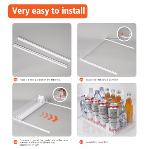 Stackable Soda Can Organizer for Refrigerator