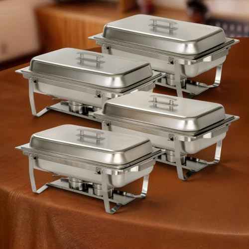 4 Pack Chafing Dish Full Set (4 Count)