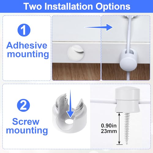 3 Sets Charger Holders for Cords (3 Count)