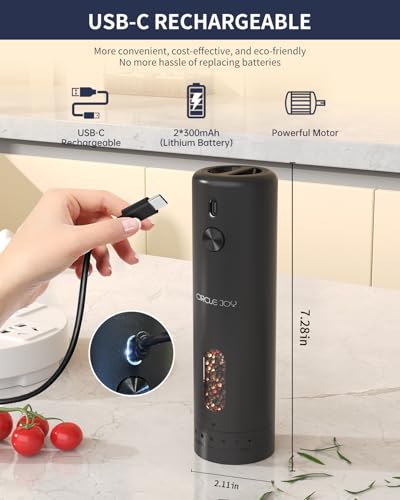 Electric Pepper Grinder Rechargeable