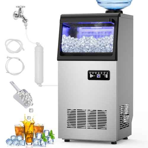 130 lbs Commercial Ice Maker Undercounter Built