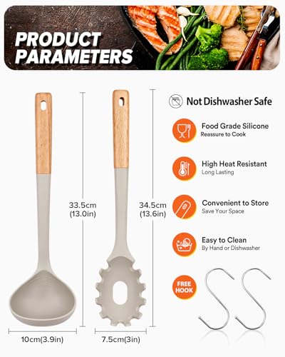 Kitchen Pasta Fork and Ladle Set (2 Count)