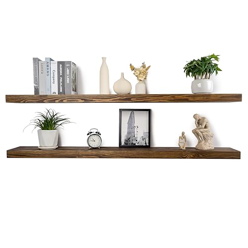 72 Inch Floating Shelves Set of 2 (2 Count)
