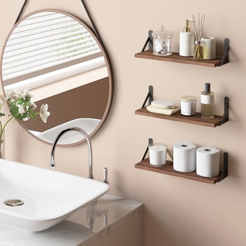 16.5in Floating Shelves for Wall (6 Count)