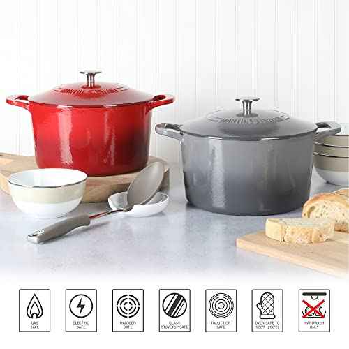 Gatwick 7 Quart Enamel Cast Iron Dutch Oven