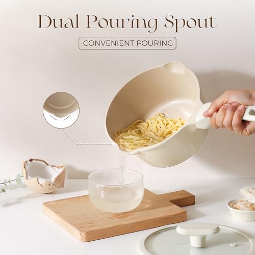 Ceramic Nonstick Saucepan with Lid