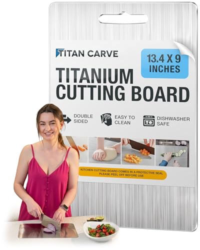 Titan Carve Titanium Cutting Board Double