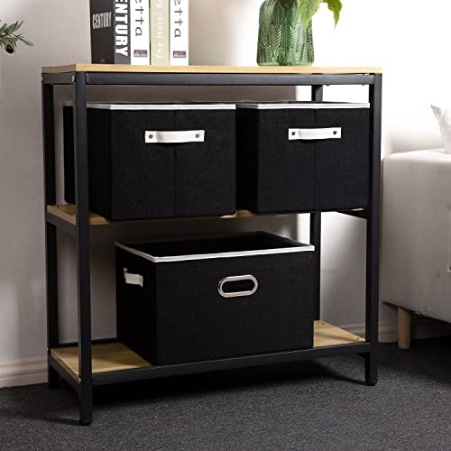 Larger Collapsible Storage Bins for Closet [3 (3 Count)