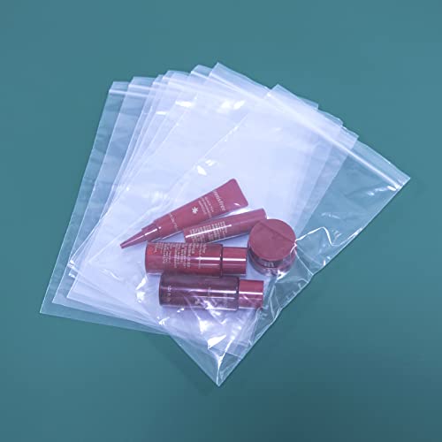 500 Count 6" x 9" Clear Reclosable Zip Plastic Poly Bags 2 Mil for A7 A8 A9 Cards & Envelopes