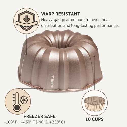 Inara 10 Cup Fluted Cake Pan Nonstick