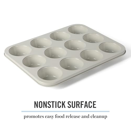 Gallen 12 Cup Nonstick Carbon Steel Muffin and Cupcake Pan