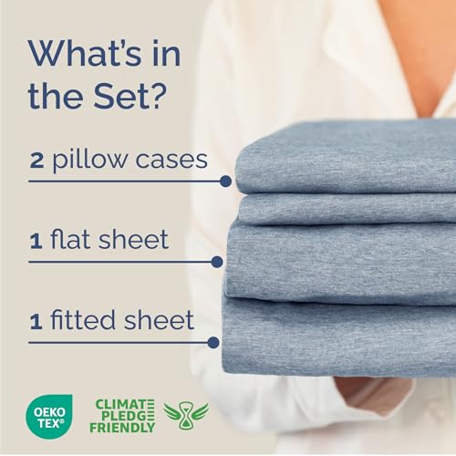 Cal King Size 4 Piece Sheet Set