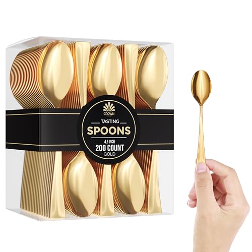 Mini Spoons for Desserts (200 Count)
