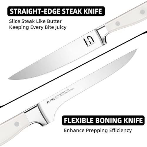15 pc Japanese Kitchen Knife Block Set (15 Count)