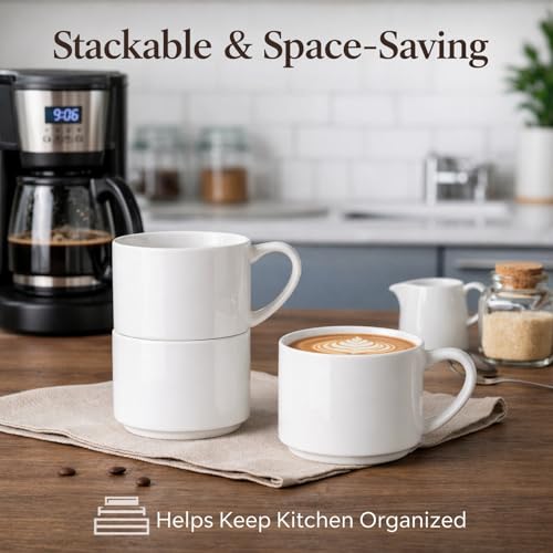 14 OZ Coffee Mugs Set of 6 (6 Count)