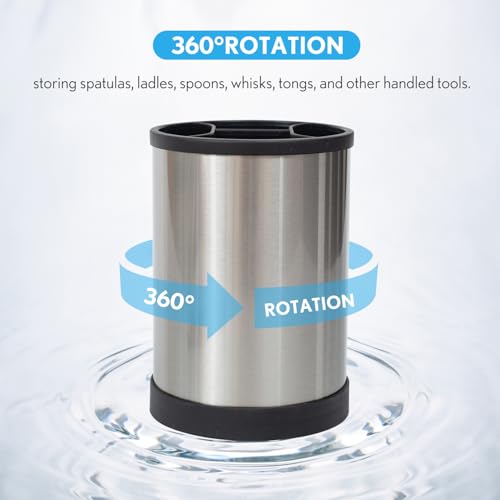 Stainless Steel Kitchen Utensil Holder (32 Ounce)