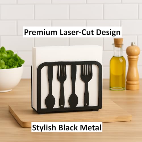 Fork & Spoon Napkin Holder for Table