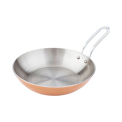 Round Copper Stainless Steel And Mini Skillet