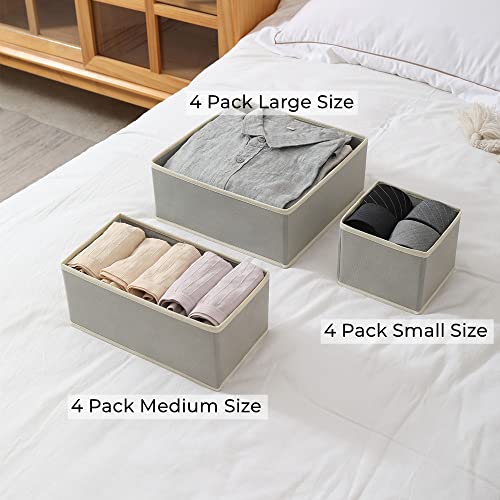 12 Pack Drawer Organizer Clothes (12 Count)