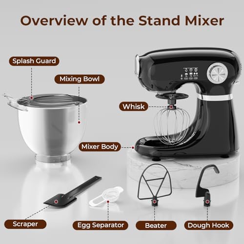 5.3 Quart Electric Stand Mixer With 12 Speed