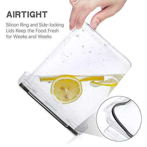 Medium Food Storage Containers with Lids Airtight 2.5L (3 Count)