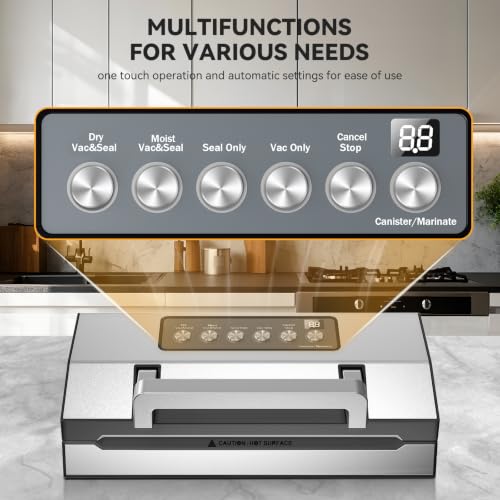 Powerful Suction Vacuum Sealer for Food