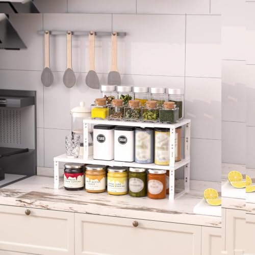 Heavy Duty Adjustable Metal Shelf Organizer (3 Count)