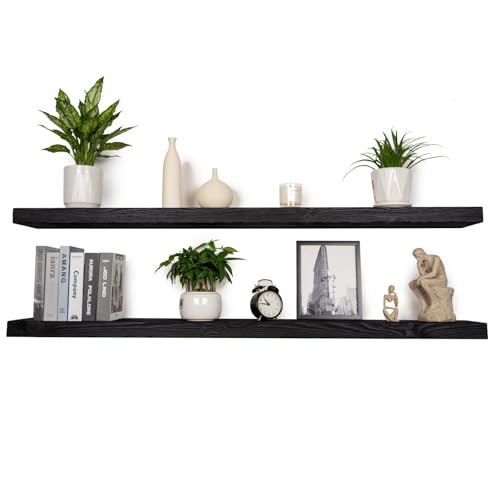 Rustic Floating Shelves 72 inch Long 8 "deep Set of 2 (2 Count)
