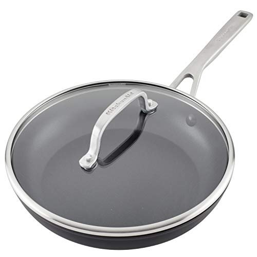 Hard Anodized Induction Frying Pan with Lid