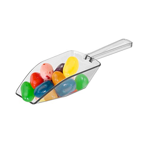 Clear Plastic Acrylic Scoops 12 Pcs (12 Count)