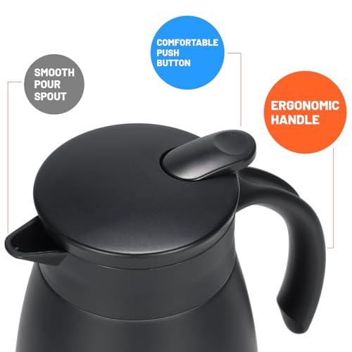 27oz Insulated Coffee Carafe with Handle