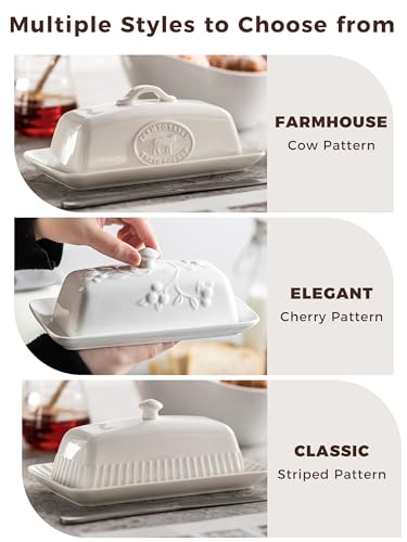 Butter Dish with Lid for Countertop