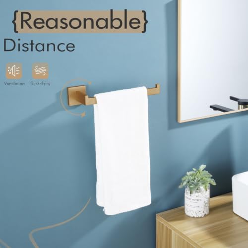 Towel Bar for Bathroom Wall Mount 9'' Hand Towel Holder T