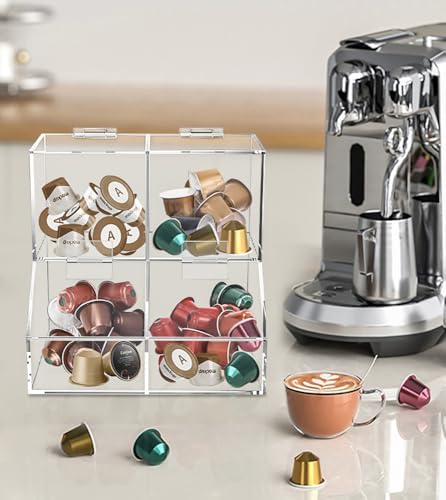 8611 Clear Countertop Storage for Coffee Capsules