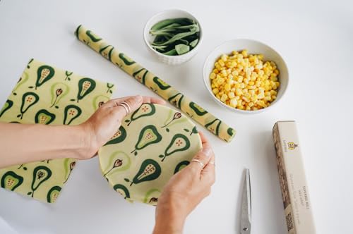 SuperBee Beeswax Wrap Roll XL 35x13" Reusable Food Wrap Bees