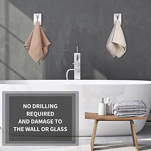 4 Pcs Self Adhesive Kitchen Towel Hook Holder