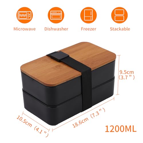 Bento Box Adult Lunch Box with lunch bag