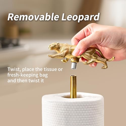 Gold Paper Towel Holder for Countertop
