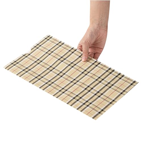 Paper Plaid Bag (100 Count)
