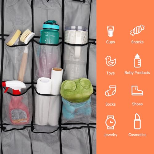 35 Pockets Door Hanging Cup Organizer Fit for Stanley Tumblers