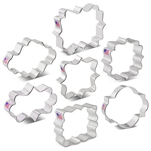Ann Clark Plaques and Frames Cookie Cutters Set of 7