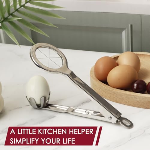 Best Utensils Stainless Steel Egg Slicer Wedger Cutter