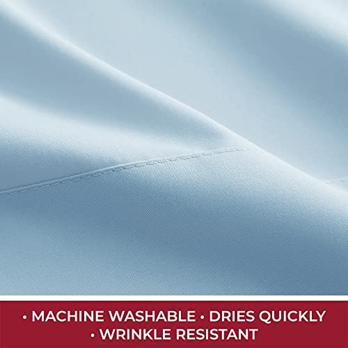 Iconic 4-PC, Ultra Soft Sheet Set (RV/Short Queen, Blue Hydrangea)
