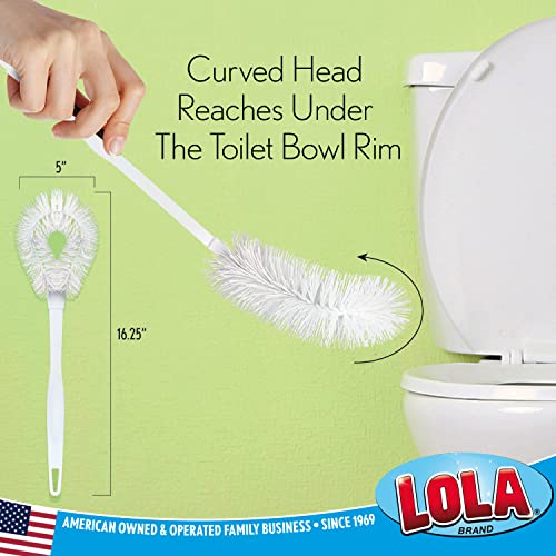 Toilet Bowl Brush Curved Head (3 Count)