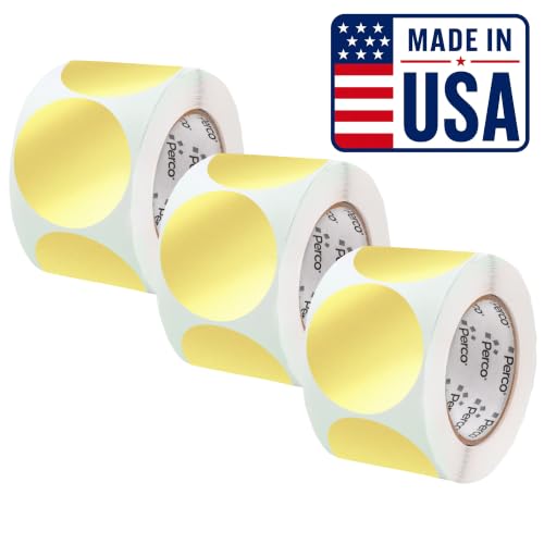 Metallic Gold Perforated Round Circle Dot Sticker 4 (3 Count)