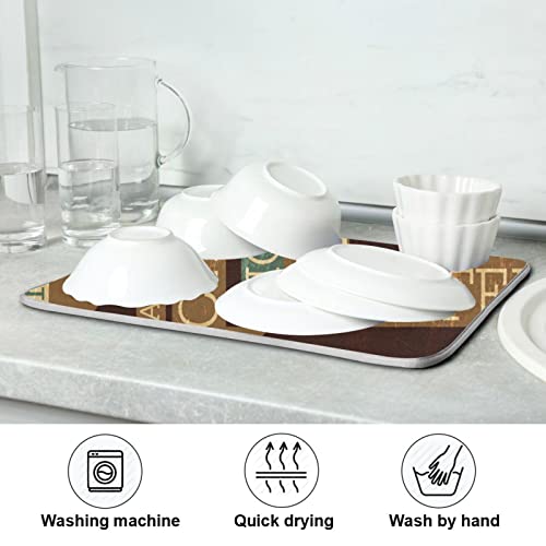 Super Absorbent Dish Drying Mat